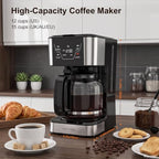 12-Cup Touchscreen Drip Coffee Maker,Programmable coffee machine with Timer - Image 2