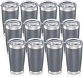 20 oz Tumbler with Lid Stainless Steel Insulated Tumblers Bulk Cups Mug by Orebigo