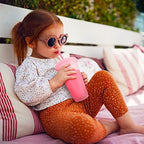 Honeydak 60 Pack Plastic Cups with Lids Straws,Pretty Color - Image 5