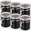 6 Pcs 27 Oz/ 800ml Stainless Steel Canisters for Kitchen by Acellegic