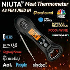 Therm Pro® Chef Meat Thermometer Digital, 1 Sec Instant Read, NIST® Certified Accurate to ±0.5℉, Ultra Bright LED Screen, 100% Waterproof, Auto-Rotate, for courtyard BBQ, Turkey, Candy, Liquids, bread - Image 6
