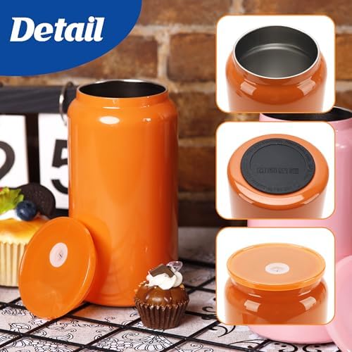Joyclub 16 oz Sublimation Stainless Steel tumbler Coffee Cups with Lids and Starws Colorfull - Image 4