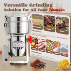 Moongiantgo Grain Mill Grinder Commercial Spice Grinder, 700g Swing, 110V - Image 2