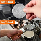 Espresso Puck Screen V3 Thickness, Reusable Metal Thin & light Coffee Filters(51MM) - Image 4