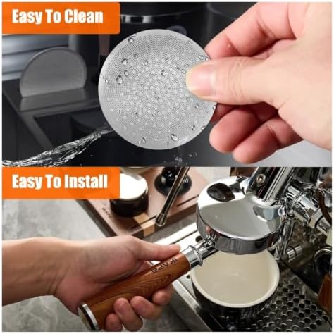 Espresso Puck Screen V3 Thickness, Reusable Metal Thin & light Coffee Filters(51MM) - Image 4