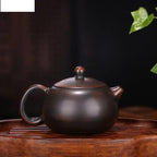 Tea Pots For Loose Tea Chinese Hand-carved Dragon Pattern Teapot, Portable Outdoor Large-capacity Tea Set, Teapot, Tea Set, Coffee Pot, Household Tea Ceremony Supplies Tea Infuser Pot - Image 3