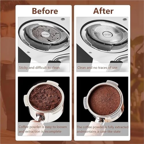 Reusable Coffee Filter Stainless Steel 51/53/58mm Espresso Puck Screen 150μm Mesh Plate Tool(5.8cm) - Image 7