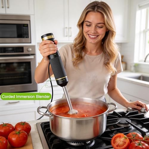 1200W Immersion Blender Handheld, 5-in-1 Variable Speed - Image 6