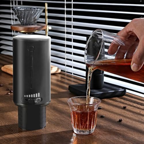 predolo Slow Extraction Cold Brew System | Compact Vertical Design, Ice Drop Brewer with Slider, Maker with Glass Chamber, for Home, Baristas - Image 2