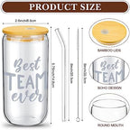6 Set Employee Appreciation Gifts Glass Cups, Novelty Style - Image 2