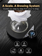 Cocinare Balance Pro Smart Coffee Scale with Timer and Water Flow Rate - Image 3
