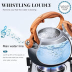 GGC Whistling Tea Kettle for Stove Top, 3.2QT/3L Stainless Steel Tea Kettle - Image 4