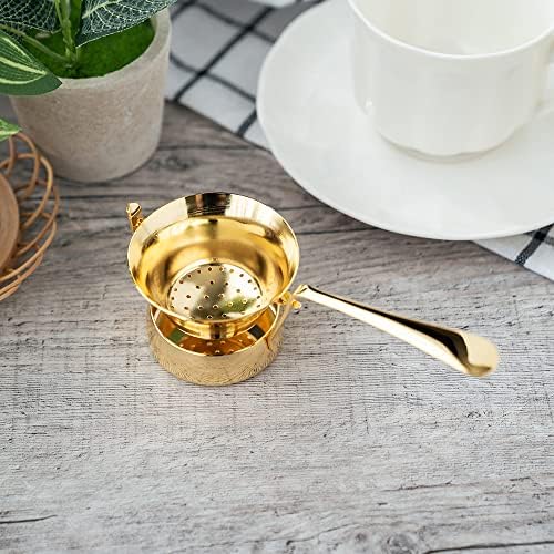 CASUAL PRODUCT 510687 Old English Tea Strainer, Gold - Image 3