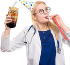 Uiifan 12 Pcs Nurse Gifts for Women 16 oz Can Shaped Glass Cups with Lids and Straw Funny Nurses Week Appreciation Gifts Nurse's Day Gift for Christmas Graduation Birthday School Supplies(Stylish) - Image 5