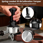 9-in-1 Espresso Tool Set: 58mm Tamper, WDT Tool, Distributor, Magnetic Funnel, Puck Screen, Brush, Cleaning Cloth, Latte Art Needle & Wooden Stand for Breville De'Longhi - Image 2