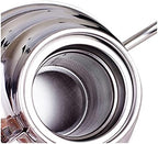 Coffee Machine 1.2L Stainless Steel Gooseneck Coffee Maker Pour Coffee Maker With Filter Hand Drip Coffee Maker Tea Percolator Teapot French Press Stainless Steel With Strainer Slim Mouth Teapot coffe - Image 2