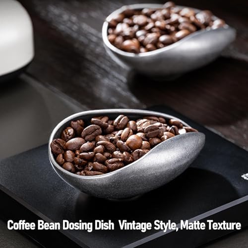 Stainless Steel Coffee Bean Dosing Cup, Weighing Bowl, Loose Tea Display Storage Dish with Non Slip Bottom for Worry Less Experience - Image 3