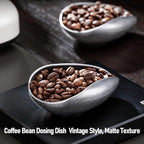 Stainless Steel Coffee Bean Dosing Cup, Weighing Bowl, Loose Tea Display Storage Dish with Non Slip Bottom for Worry Less Experience - Image 3