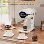20 Bar Espresso Machine, Compact Espresso Maker with Milk Frother - Image 6
