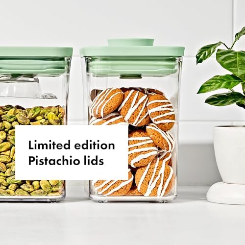OXO Good Grips 3-Piece POP Container Set with Mini Scoops - Limited Edition Pistachio - Image 4