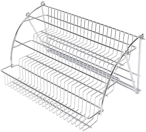GLOGLOW Rack Down Seasoning Organizer Cabinet Organizer 2 Tier Out Shelf with Iron Construction for Kitchen Pantry Cabinet Storage Pull Down Rack Pull Nan - Image 3
