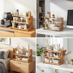 Rainsleep Multifunctional Coffee Mug Organizer for Countertop - Storage and Organization Rack for Cabinet, Holds Coffee Cups and Mugs for Kitchen and Home - Image 3