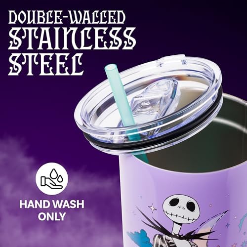 Silver Buffalo Nightmare Before Christmas, Stainless Steel Tumbler, 40oz - Image 4
