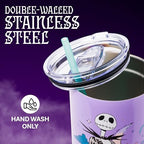 Silver Buffalo Nightmare Before Christmas, Stainless Steel Tumbler, 40oz - Image 4