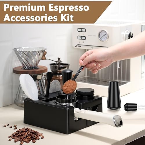 9PCS Espresso Accessories Kit，54mm Coffee Tamper Set Fits Breville - Image 3