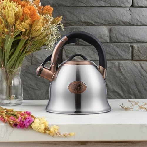 Tea Kettle -2.2 Quart Tea Kettles Stovetop Whistling Teapot Stainless Steel Tea Pots for Stove Top Whistle Tea Pot - Image 5