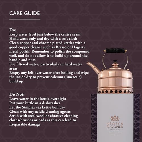 Buckingham No. 1 Tea Kettle - Copper, 60.8 Oz - Image 6