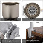 Manual Grain Grinder with Table Clamp Silver - Image 4