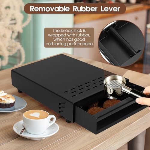 Coffee Knock Box Drawer Stainless Steel 13.5 x 9.9 Inch - Image 5