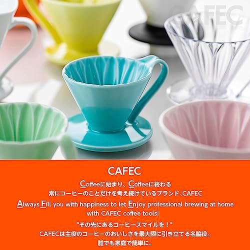 Sanyo Sangyo CAFEC CFD-4BL Flower Dripper, Cup4, Blue - Image 2