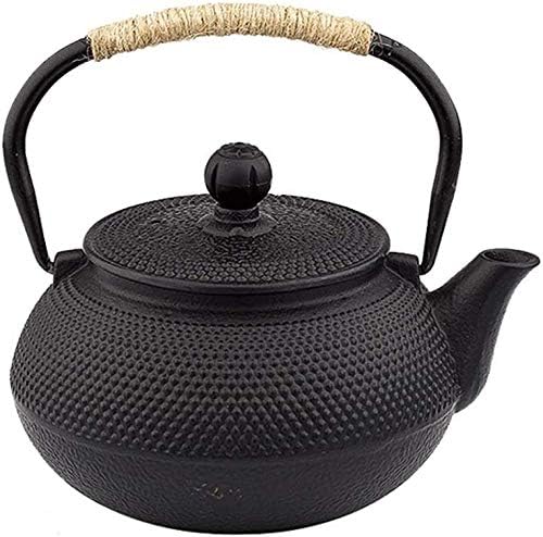 Japanese cast iron stainless steel egg and anti rust enamelled interior, for loose leaf tea and tea bags, Tetsubin tea kettle stovetop safe - Image 2