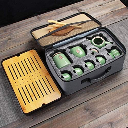 Japanese Cast Iron Tetsubin Teapot Portable Travel Ceramics Teapot Cups Handmade Chinese Kung Fu Tea Set Home Office Business Tea Accessories - Image 3
