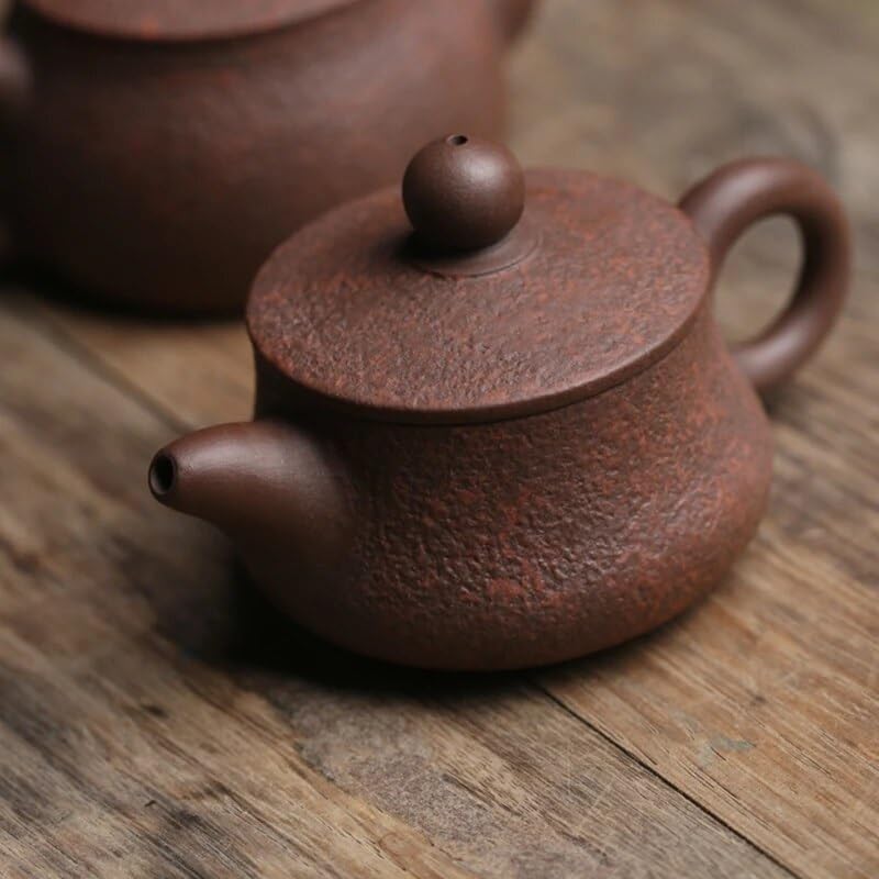 Tea Pots For Loose Tea Chinese Purple Sand Teapot, Coffee Pot, Handmade Retro Small Teapot, Household Tea Set, Teapot, Loose Tea Teapot, Chinese Tea Ceremony Supplies Tea Infuser Pot(Teapot 110ml) - Image 7