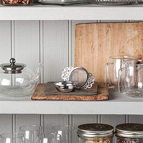 Stainless Steel Tea Strainer, Double-arm Tea Corner with Drop Collector Fine Mesh Tea Infuser for Loose-Leaf Teas - Image 5