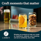 Libbey Classic Can Shaped Drinking Glasses Set of 4, Clear Kitchen Glass Tumbler, 16 Oz, Dishwasher Safe Glass Cups Set for Beverages and Cocktails - Image 6