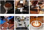 54mm Bottomless Portafilter for Breville 8 Series, Brown Handle - Image 6