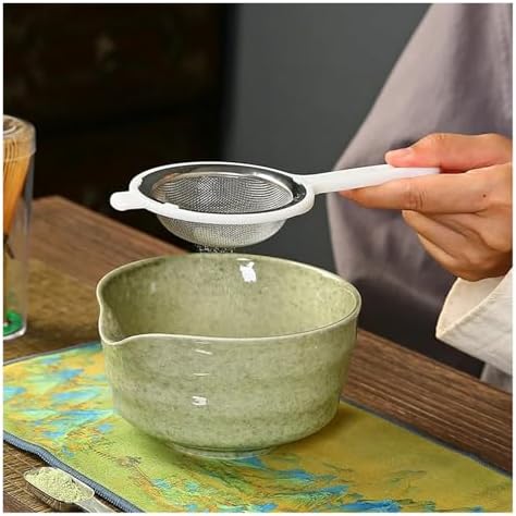 9pcs Matcha Making Set Brush Exquisite Bowl With Whisk Tea Tools(9-piece set A) - Image 3