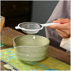 9pcs Matcha Making Set Brush Exquisite Bowl With Whisk Tea Tools(9-piece set A) - Image 3