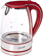 Brentwood Appliances KT-1900R Tempered Glass Tea Kettles, 1.7-Liter, Red by BrentwoodAppliances