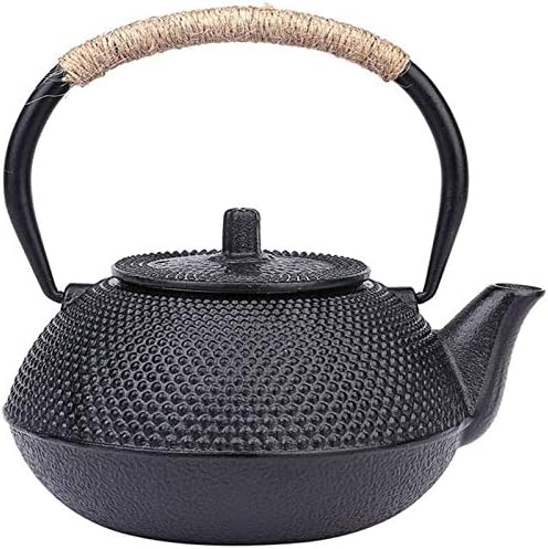 Tea Kettle Vintage Handmade Japanese Cast Iron Teapot with Infuser for Loose Leaf Tea and Teabags, Tetsubin Tea Kettle Stovetop Safe(Size:0.9L) by MGEMJMJ