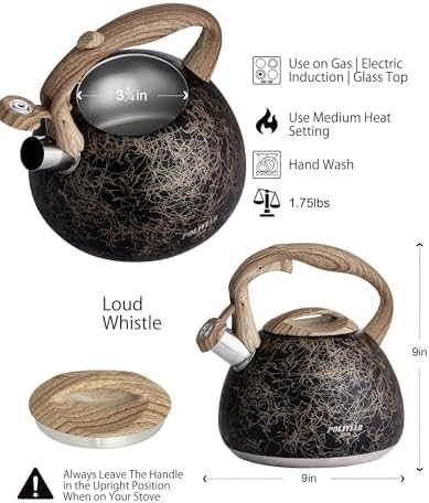 POLIVIAR Tea Kettle, 2.7 Quart - Image 6