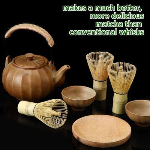 LemonRoad 16 Pcs Matcha Whisk Bulk 100 Prong Bamboo Whisk for Matcha Powder Traditional Japanese Chasen Handcrafted Organic Bamboo Stirrer Mixer Brush Authentic Ceremonial Tea Preparation Starter - Image 6