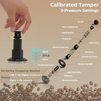 51mm Espresso Tamper, Tamper Tool Espresso with 25lb/30lb/35lb Calibrated Springs, Sound Feedback & Stainless Steel Coffee Tamper Fits Barista Express Portafilter - Image 3