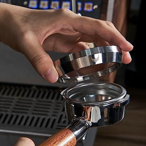 54mm Coffee Portafilter Funnel and 3-Piece Puck Screen Set Espresso Accessories for Breville Mess-Free Dosing and Enhanced Espresso Extraction - Image 2