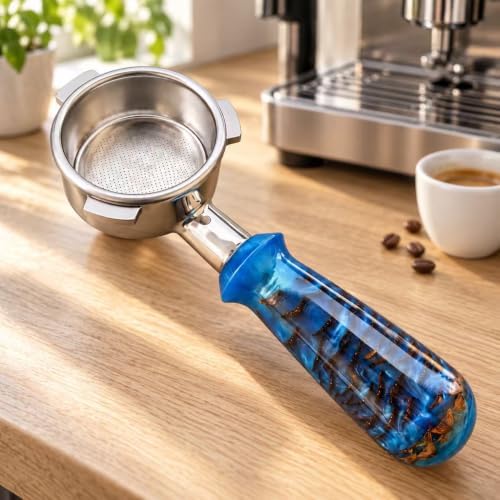 54mm Bottomless Portafilter for Breville, 3-Ear with 18g Basket - Image 6