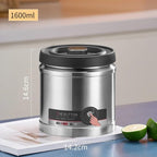 KeKee Coffee Bean Vacuum Sealed Container 750 ML / 1100 ML / 1600 ML Airtight Food Storage Jar Moisture-Proof and Odor-Resistant Ideal for Coffee Tea and Dry Goods Preservation(1600ml) - Image 2